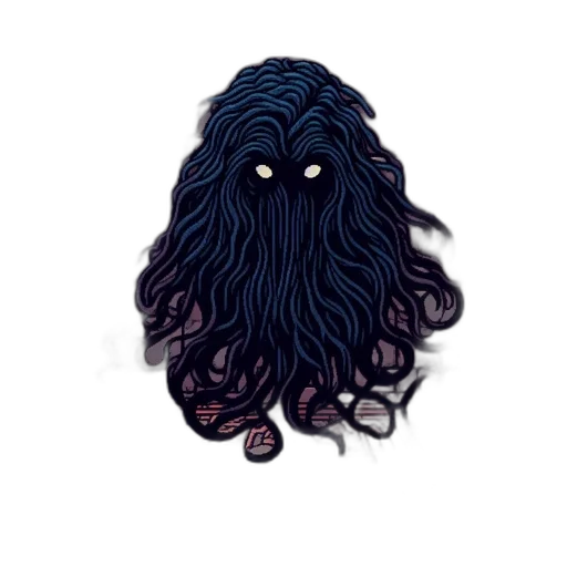 hair, creature, mask, animal transparent PNG cut-out
