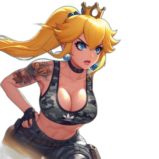 dress, crown, weapon, concept art transparent PNG cut-out