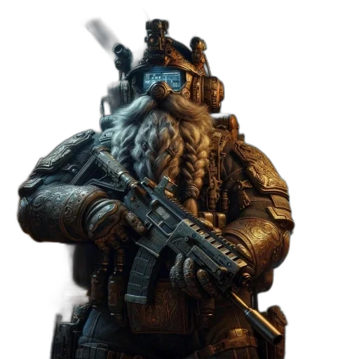 weapon, staff, face, creature transparent PNG cut-out