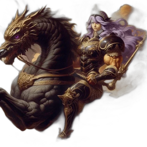 dragon, sword, fantasy art, concept art transparent PNG cut-out