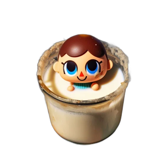 food, crown, face, creature transparent PNG cut-out