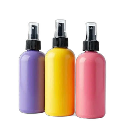 bottle, colorful, neon, pastel transparent PNG cut-out