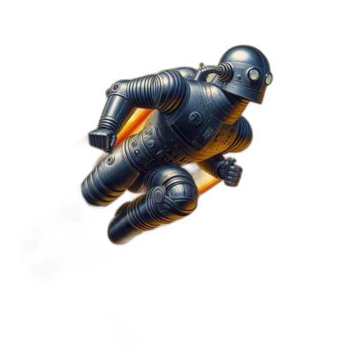 robot, weapon, creature, staff transparent PNG cut-out