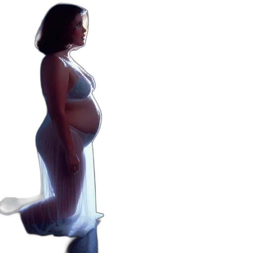 dress, creature, concept art, photorealistic transparent PNG cut-out