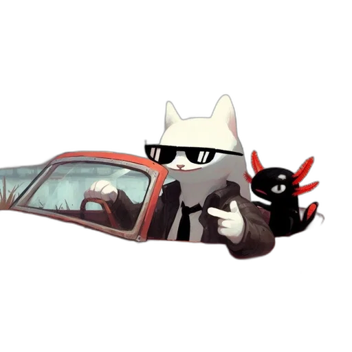 car, staff, weapon, animal transparent PNG cut-out