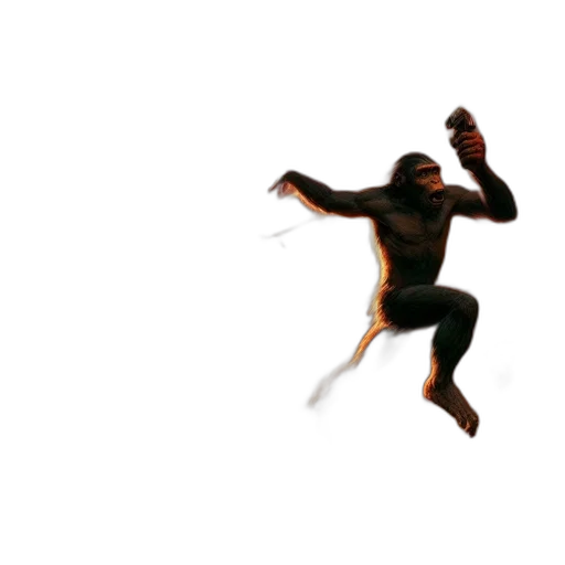 creature, animal, staff, shoes transparent PNG cut-out