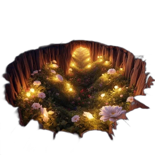 crown, flower, hat, tree transparent PNG cut-out