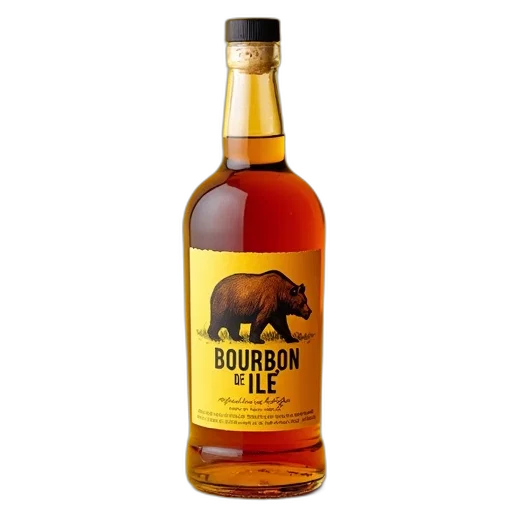 bottle, animal, bourbon, whiskey transparent PNG cut-out