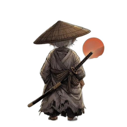 umbrella, staff, hat, weapon transparent PNG cut-out