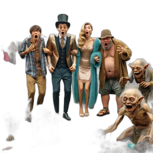concept art, fantasy art, 3d render, comic book art transparent PNG cut-out