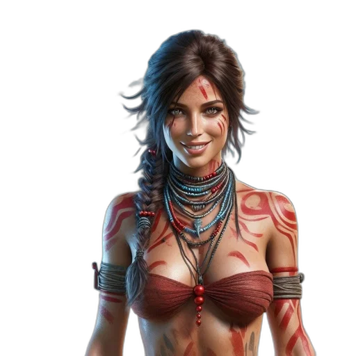 concept art, fantasy art, comic book art, cyberpunk transparent PNG cut-out