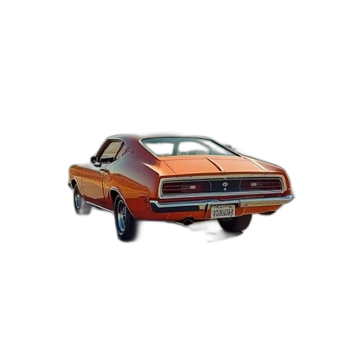 car, 3d render, photorealistic, 1970 transparent PNG cut-out