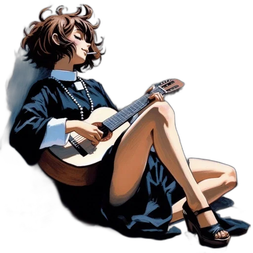 dress, concept art, cartoon, photorealistic transparent PNG cut-out