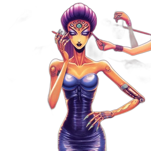 jewelry, dress, concept art, comic book art transparent PNG cut-out