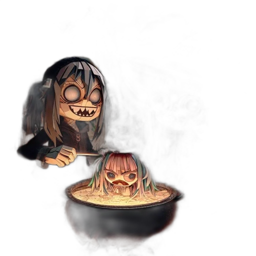 food, mask, creature, face transparent PNG cut-out