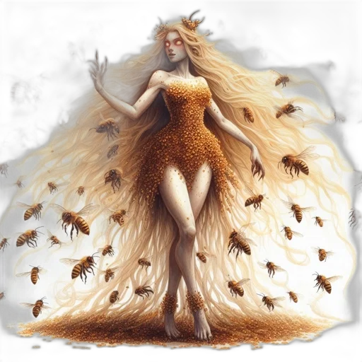 dress, hair, creature, animal transparent PNG cut-out