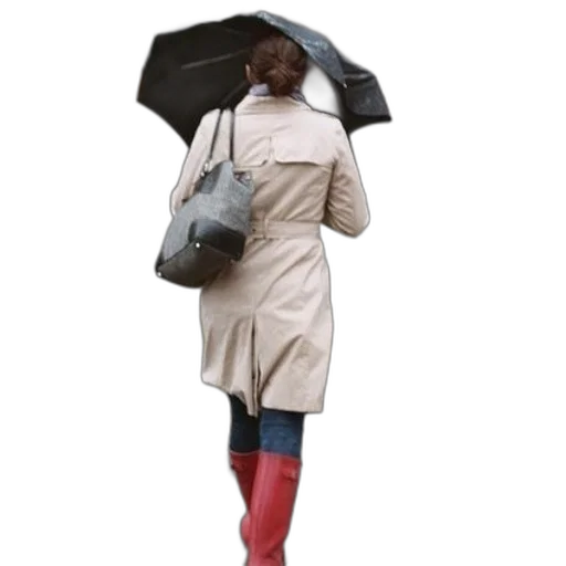 umbrella, jacket, staff, dress transparent PNG cut-out
