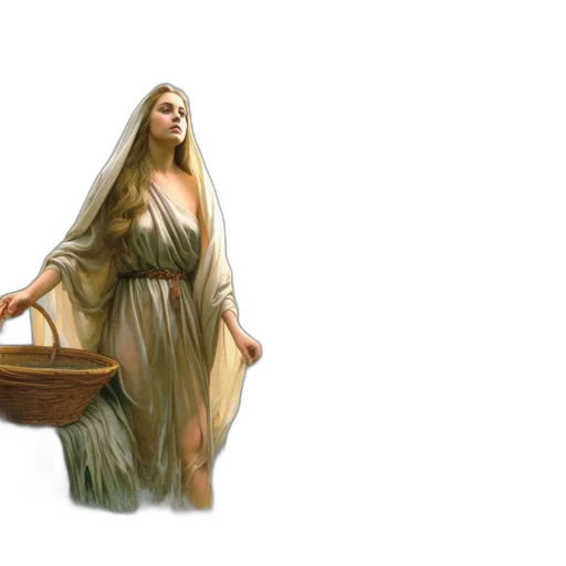 dress, concept art, fantasy art, oil painting transparent PNG cut-out