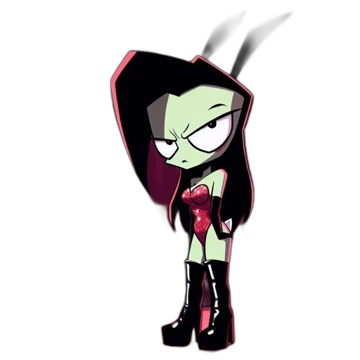 jacket, staff, creature, mask transparent PNG cut-out