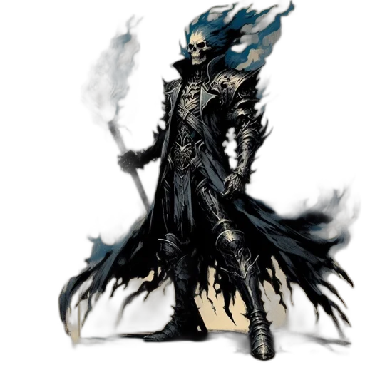 mask, dragon, staff, sword transparent PNG cut-out