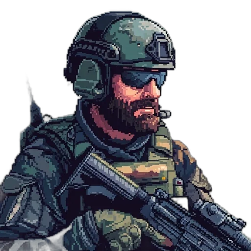 staff, face, weapon, pixel art transparent PNG cut-out
