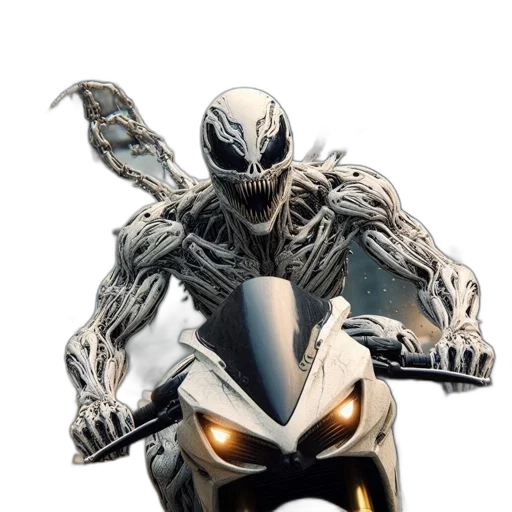 robot, mask, creature, weapon transparent PNG cut-out