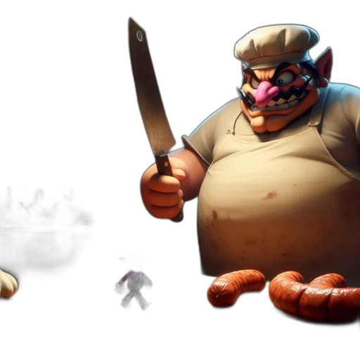 concept art, fantasy art, 3d render, pixel art transparent PNG cut-out