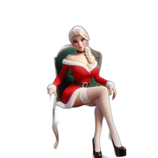 dress, 3d render, concept art, fantasy art transparent PNG cut-out