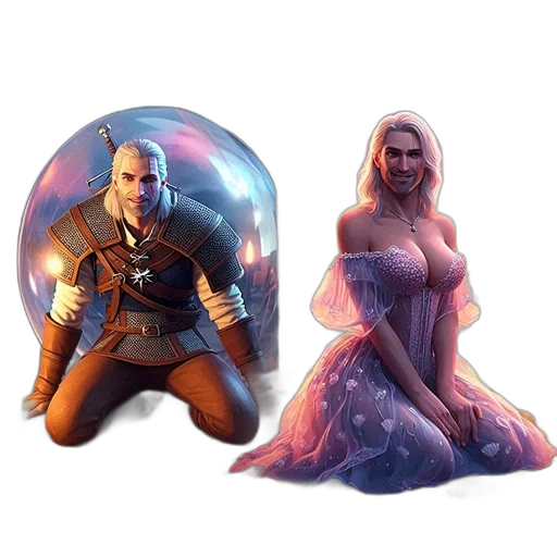 fantasy art, concept art, 3d render, comic book art transparent PNG cut-out
