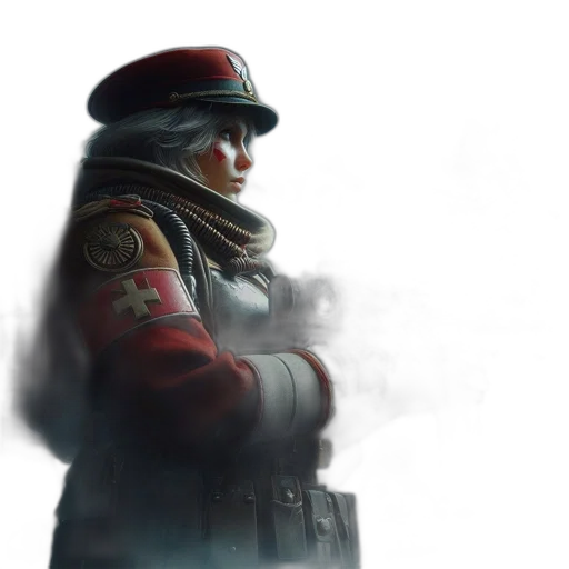 jacket, weapon, hat, face transparent PNG cut-out