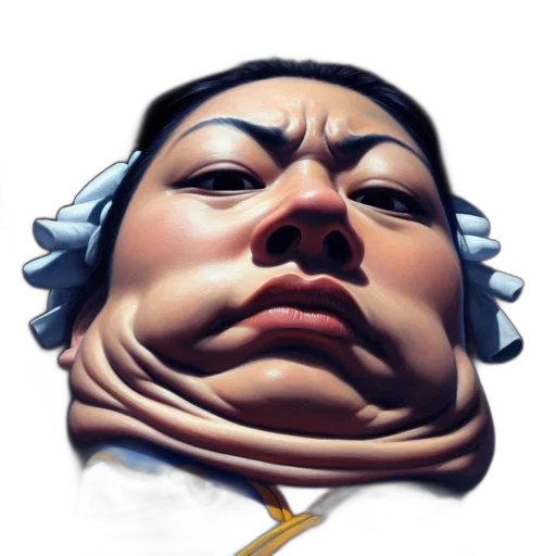 face, creature, staff, crown transparent PNG cut-out
