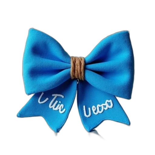 jewelry, blue, bow, made transparent PNG cut-out