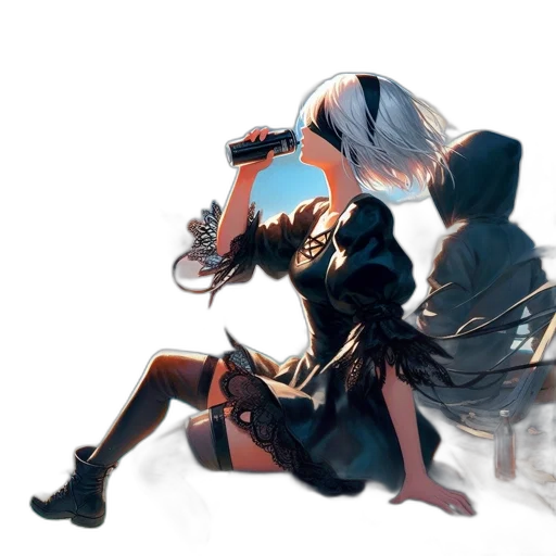 weapon, mask, sword, jacket transparent PNG cut-out