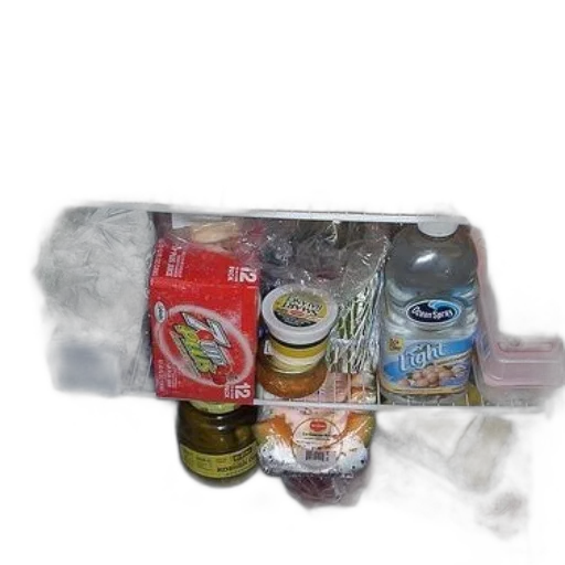 food, bottle, refrigerator, filled transparent PNG cut-out