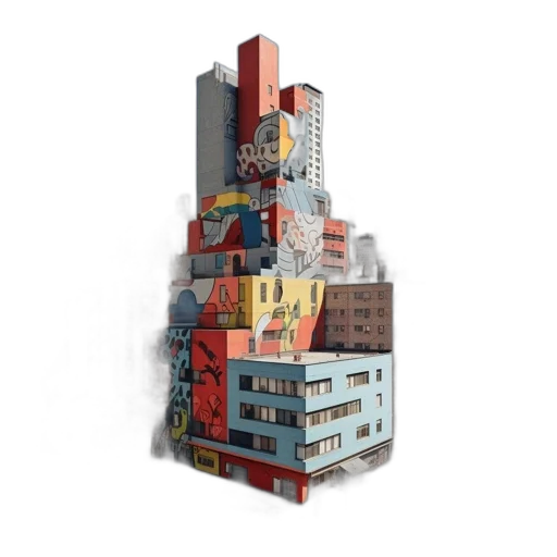 building, robot, furniture, concept art transparent PNG cut-out