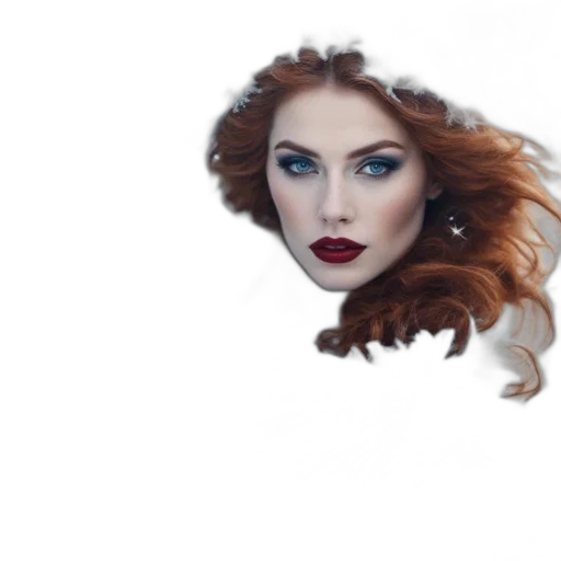 hair, face, crown, mask transparent PNG cut-out