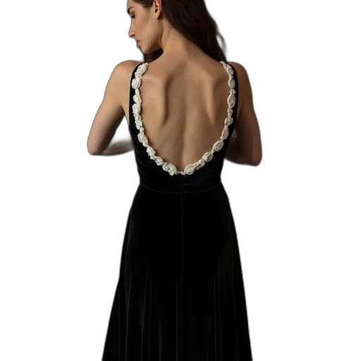 dress, jewelry, photorealistic, 3d render transparent PNG cut-out