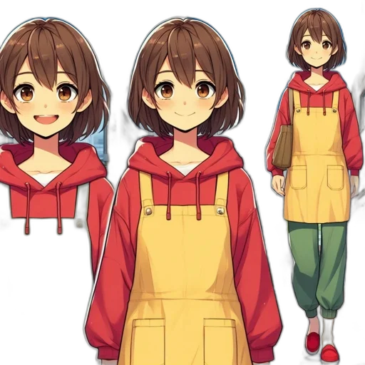 jacket, dress, concept art, anime transparent PNG cut-out