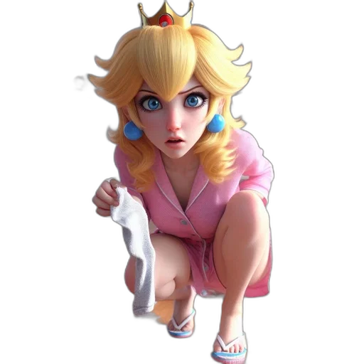 crown, dress, staff, weapon transparent PNG cut-out