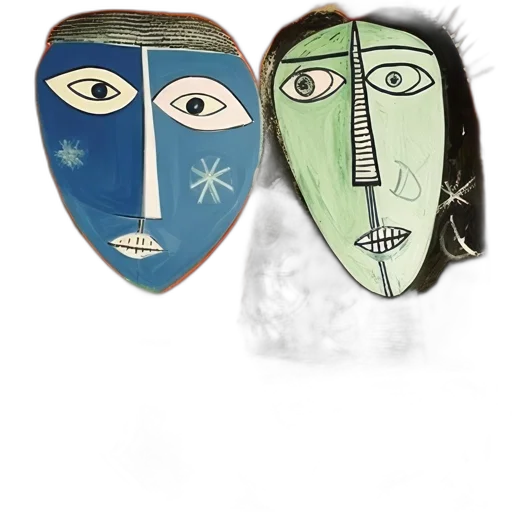 mask, jewelry, face, photorealistic transparent PNG cut-out