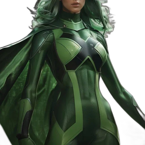 comic book art, concept art, fantasy art, 3d render transparent PNG cut-out