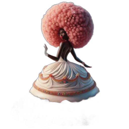 crown, hat, creature, dress transparent PNG cut-out