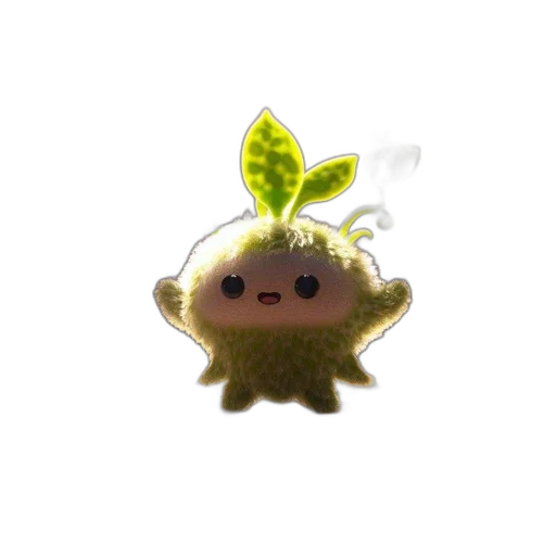 creature, animal, staff, crown transparent PNG cut-out