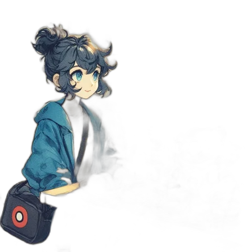 staff, jacket, weapon, mask transparent PNG cut-out