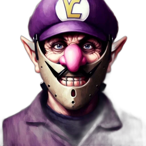 mask, face, cartoon, concept art transparent PNG cut-out