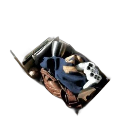 jacket, weapon, hat, shoes transparent PNG cut-out