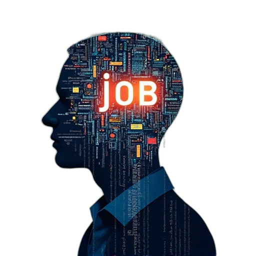 staff, robot, jacket, headhunter transparent PNG cut-out