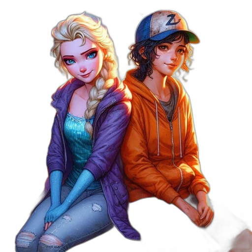 jacket, concept art, pixel art, comic book art transparent PNG cut-out