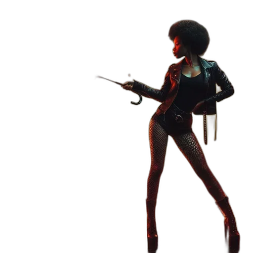 weapon, staff, sword, hair transparent PNG cut-out
