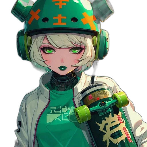 weapon, staff, hat, robot transparent PNG cut-out
